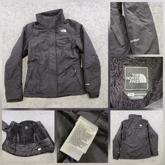 The North Face Inlux Insulated Jacket Womens Small HyVent Full Zip Fleece Lined - Picture 1 of 16